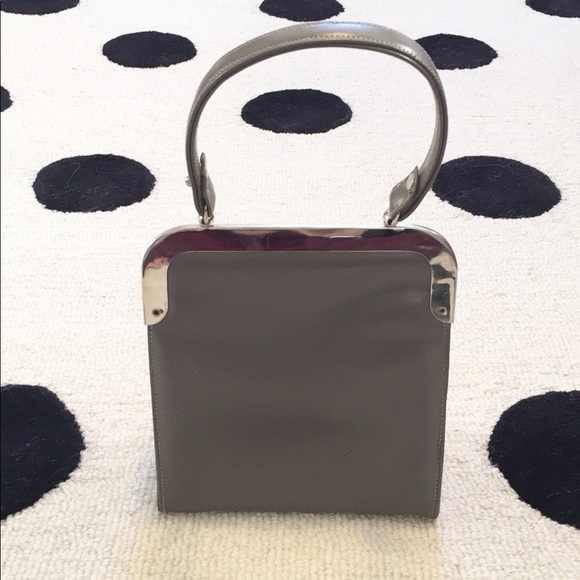 Vintage Grey Duchess Purse with Top Handle - Picture 2 of 11